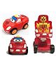 Vworld Plastic Push and Go Robot Car - Multicolour