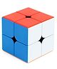Vworld  Drift 2x2 Stickerless Magic Speed Cube for Kids & Adults Speedy Brainstorming Puzzle (Multicolor)