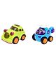 Vworld Unbreakable Friction Car with Unbreakable Helicopter  Toy Set of 2 -Multicolor