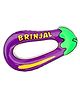 Vworld Water Filled Soft Cooling Brinjal Teether BPA Free Specially Designed to Ease Teething - Purple
