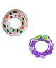 Vworld  Water Teether for Babies Non-Toxic Teether for Infants Teething & Chewing Play Toys for Baby candy and grapes teether  (Pack of 2) (multicolour)