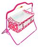 VParents Bunny New Born Baby Crib Bassinet cot Swing Cradle Jhula Palna (Pink)
