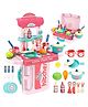 YAMAMA 3 IN 1 Little Kitchen Chef Set Pretend Play Little Chef Play Set Toy For Kids 30 Pieces - Multicolor