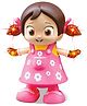 YAMAMA Walking Dancing Singing Girl Toy With Light And Music Toy Interactive Toy For Kids - Multicolor