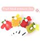 YAMAMA Hand Pressure Fruit Fan Toy Eye-Catching Colorful Fruit Shape Fan Early Learning Toy For Kids And Babies  (Pack of 4 - Muilticolor)