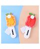 YAMAMA Hand Pressure Fruit Fan Toy Eye-Catching Colorful Fruit Shape Fan Early Learning Toy For Kids And Babies  Muilticolor