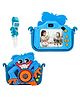 Fiddlerz Kids Camera for Girls HD Kids Selfie Digital Video Camera Full HD 1080P 2.0 Screen with Inbuilt Games & Silicone Cover - Blue
