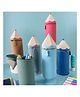 Elecart Unique Pencil Shape Pencil Pouch with Suction Bottom for Kids 1 Piece - Random Color