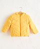 LC Waikiki Full Sleeves Quilted Jacket  With Hood   - Light Orange