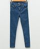LC Waikiki Skinny Fit Solid Button Down Cotton Elastane Jeans - Indigo Blue