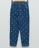 LC Waikiki Stars  Printed Button Down Jeans - Indigo Blue