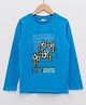 LC Waikiki Full Sleeves Game Theme Printed Tee - Blue
