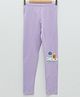 LC Waikiki Placement Teddy & Stay Childish Printed Leggings - Lilac