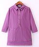 LC Waikiki Full Sleeves Pocket Detailed Shirt Styled Dress - Light Purple