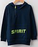 LC Waikiki Full Sleeves Placement Spirit Text Printed Sweatshirt - Navy Blue