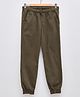 LC Waikiki Solid Elasticated Joggers - Khaki Green