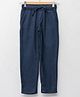 LC Waikiki Solid Gabardine Trousers - Navy Blue Melange