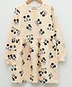 LC Waikiki Disney Featuring Full Sleeves  Mickey Mouse Printed    Dress  - Nude