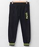 LC Waikiki Number Embroidered Jogger Style Fleece Sweatpants - Dark Grey