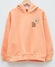 LC Waikiki Full Sleeves Placement Patch Detailed Sweatshirt - Coral Orange