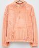 LC Waikiki Full Sleeves High Collar Solid Sweatshirt - Coral Peach