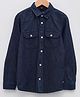LC Waikiki Full sleeves Solid Shirt - Indigo Blue