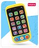 Babyhug Musical Smartphone Toy - Yellow | Realistic Sound & Light Features With Safe Rounded Edges | Enhances Sensory Development, Role Play & Auditory Skills In Toddlers | BIS Certified