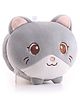 Babyhug Plush Cat Eye Mask with Head Rest - Grey