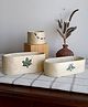 Aranya Earthcraft hand-made block printed papiermache candle