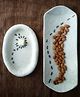 Aranya Earthcraft Hand-Painted Ants Platter  Set of 2 platters with set of 4 coasters