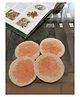 Aranya Earthcraft Black Grape Leaf Impressions Papier Mache Coaster