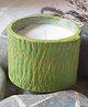 Aranya Earthcraft Bark Texture Soy Wax Candle- Green