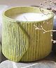 Aranya Earthcraft Semal Bark Texture Soy Wax Candle - Green