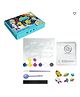 Happy Hues DIY Space Fridge Magnets Mould and Paint Kits- Ceramics Plaster Painting Art & Craft Set for Kids-6 Pcs
