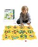 Happy Hues  Puzzle Car Race Track Set for Kids- Dinosaur Jigsaw Puzzle 25 Pcs