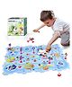Happy Hues  Puzzle Airplane Car Racer Track Set for Kids  - Universe Jigsaw Puzzle- 25 Pcs