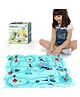 Happy Hues Puzzle Racer Kids Car Track Set - Ocean Jigsaw Puzzles 25 Pcs