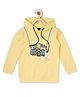 CAVIO Full Sleeves Camera Printed Hooded Tee - Yellow