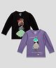 The Sandbox Clothing Co Pack Of 2 Full Sleeves Dolls Printed Tees - Purple & Black