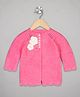 The Sandbox Clothing Co Full Sleeves Floral Detailed Hand Knitted Woolen Sweater - Pink
