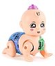 VGRASSP Crawling Baby Toy with Light and Music Battery Operated Luminous Dancing Manual Head Twist Walking Cute Adorable While Crawling - Unisex