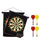 VGRASSP 15 Inch Magnetic Dart Board Game for Kids Double Sided Foldable Dart Board Game Toy for Kids with 4 Free Magnetic Darts