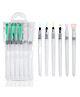kunya Water Brush Pens Watercolor Brushes 6 Pcs Set with Different Size Tips Water Reservoir Pen for Watercolour Painting Oil Acrylic Painting and Calligraphy