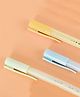 Kunya Neon Colors Liquid Glue Stick Pens with 1mm Pin Point, Mess Free Liquid Glue Pens for School going Children, Craft. Office Pack of 3