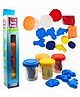 Paper Moon Tutti Frutti Scented Modeling Clay Dough with Moulds for Kids - Multicolor
