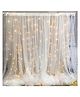 Bubble Trouble Tulle white sheer net with LED string lights for a party backdrop With lights Pack of -6