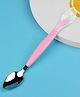 FANTASY INDIA Baby Fruit Scraping Mud Spoon Feeding Spoon Soft Silicone Spoon Baby Easy To Eat Fruit Spoon Mother And Baby Supplies - Pink