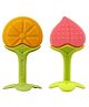 FANTASY INDIA Baby Silicone Teether Orange & Peach