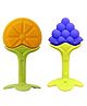FANTASY INDIA Baby Silicone Teether Orange & Grapes