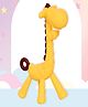Fantasy India Silicone Giraffe Shape Teether - Yellow